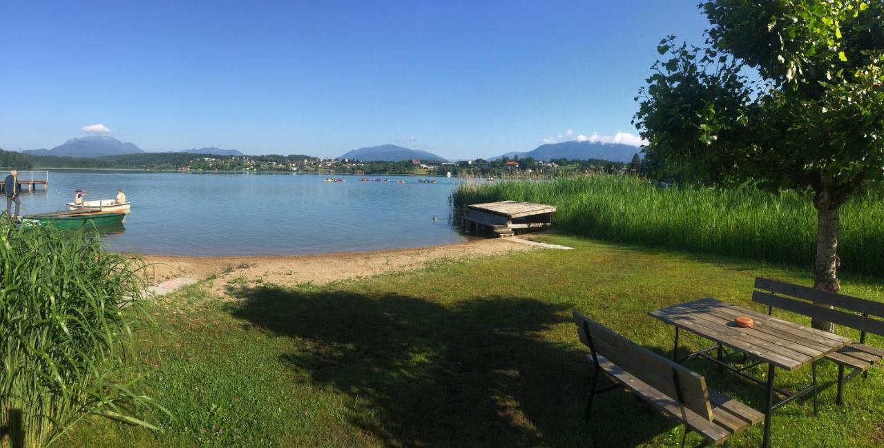 Ferienwohnung Ferienhaus Rafaela mit Privatstrand Ledenitzen Exterior foto